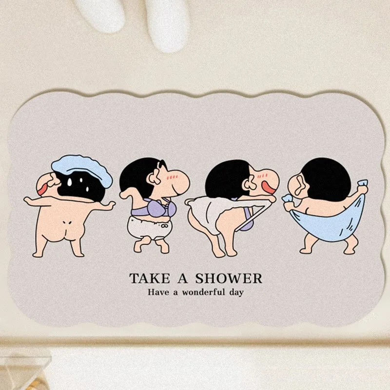 Home Bathroom Floor Mats - Милые Мультяшные карандаши Shin-chan для дома,