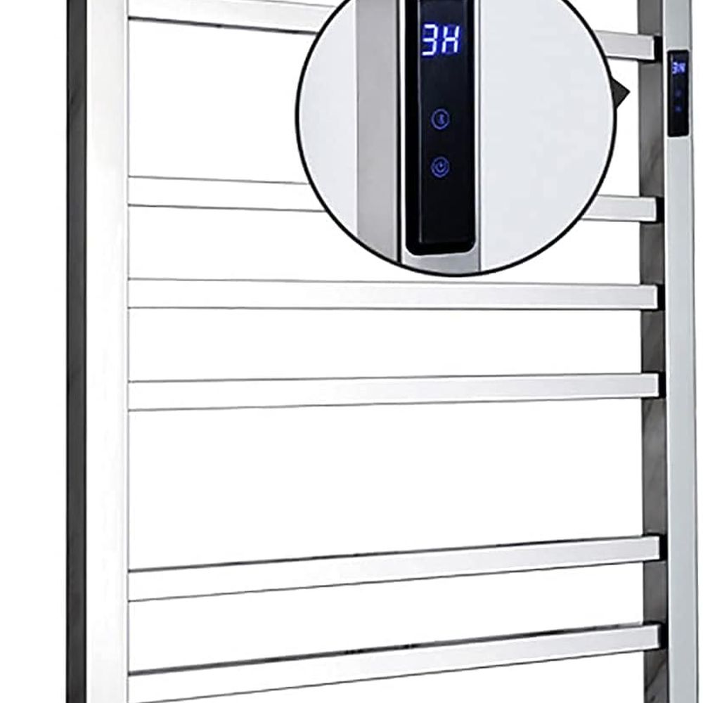 Towel Warmer Electric - Электрический полотенцесушитель, с таймером, настенный, 10
