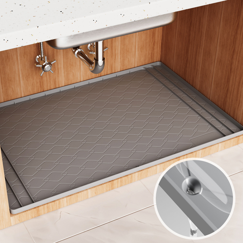 Home Essentials Bathroom Cabinet - Силиконовый коврик под раковину, кухонные принадлежности,