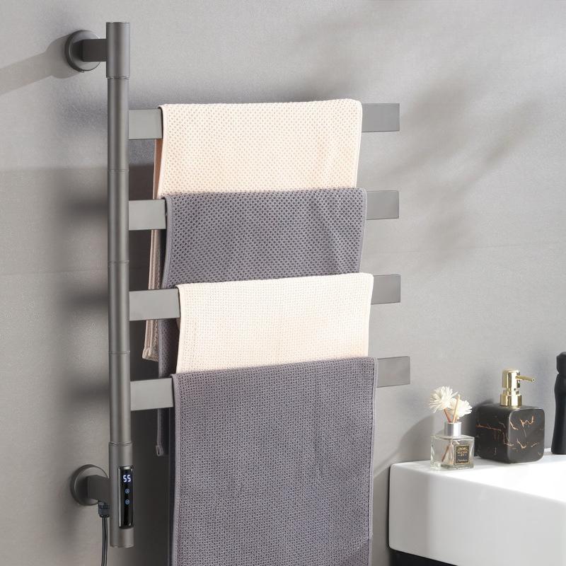 Towel Warmer Electric - Электрический вращающийся полотенцесушитель для ванной комнаты,