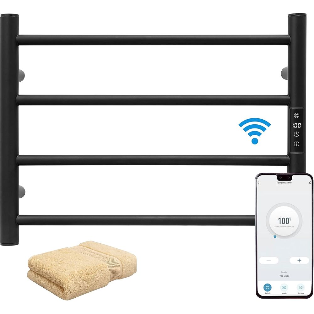 Towel Warmer Electric - KEG Smart WiFi Полотенцесушитель настенный монтаж