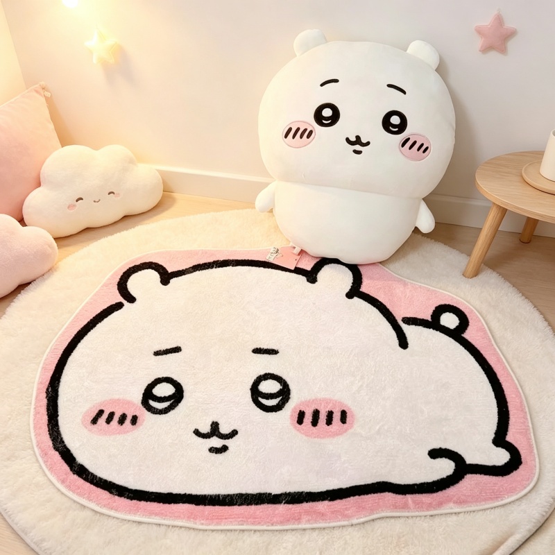 Home Bathroom Floor Mats - Коврик с персонажами мультфильма «Чиикава»: Хачиваре,