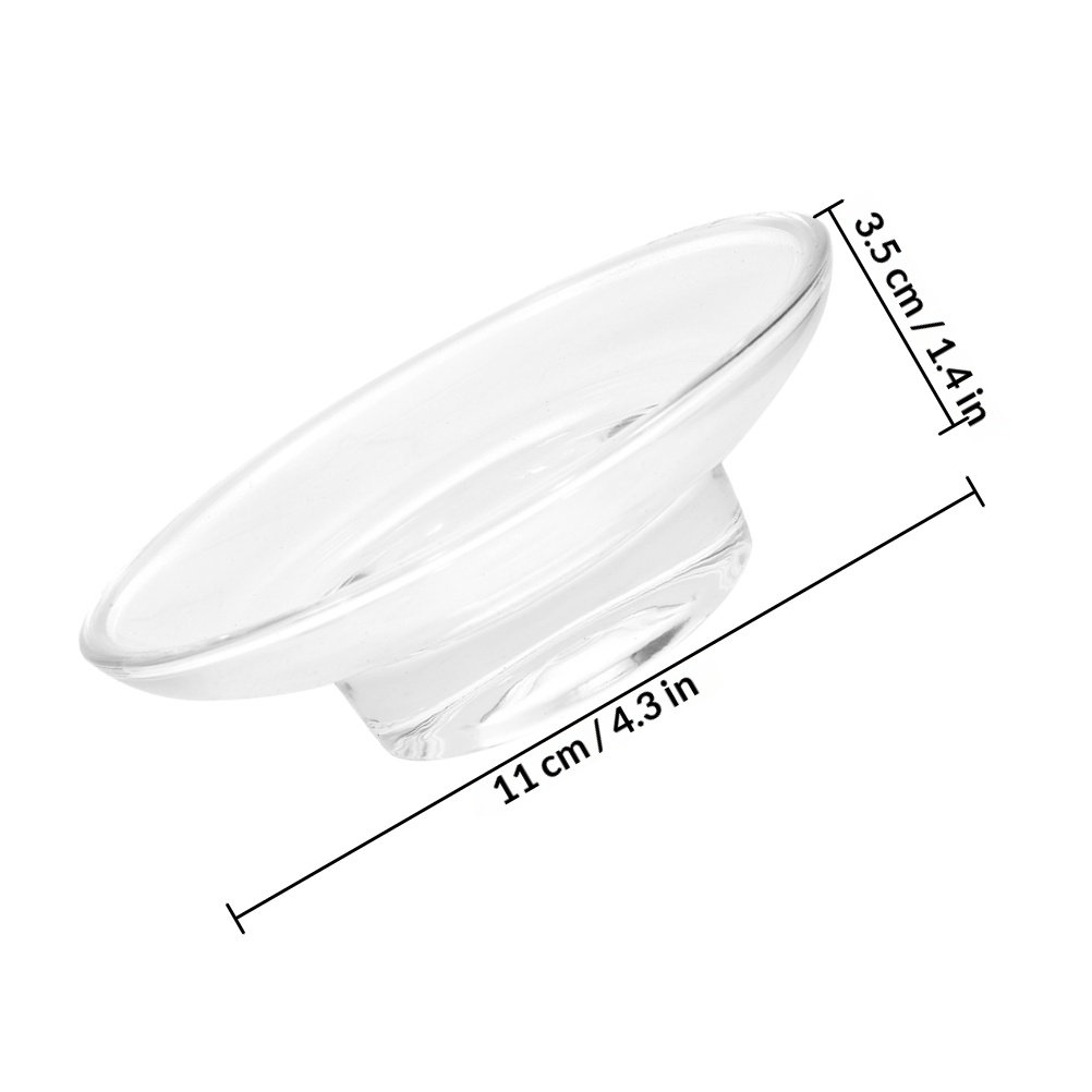 2 шт. прозрачных стеклянных мы – обзор и цена Glass Soap Dish