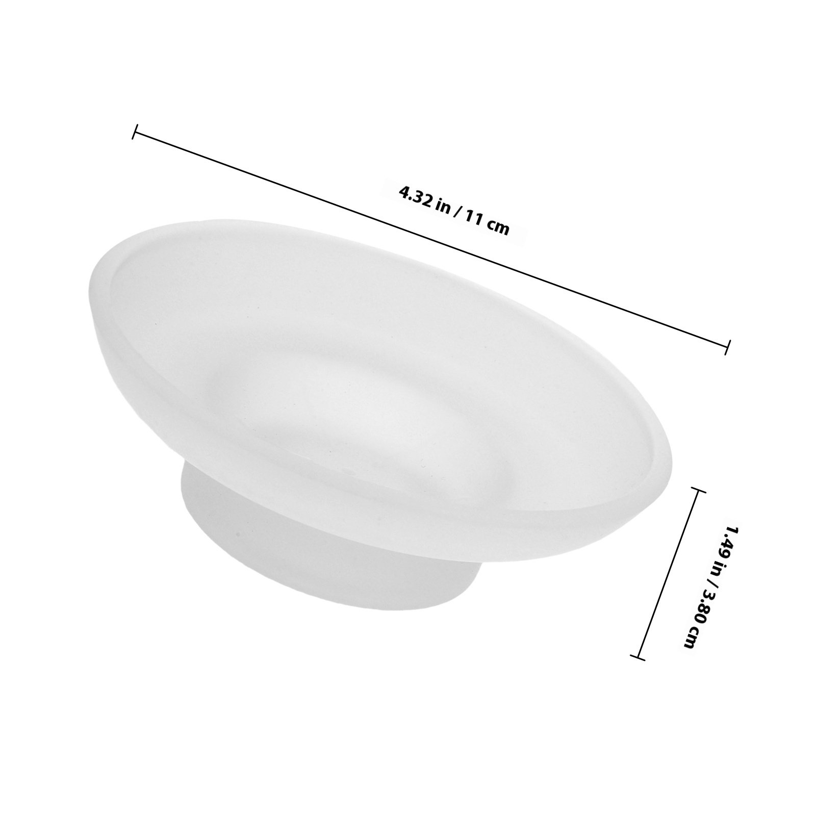 2 шт. прочных прозрачных стекл – обзор и цена Glass Soap Dish