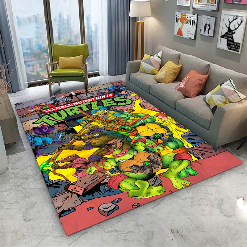 Ковер-пазл 3D «Черепашки-ниндз – обзор и цена Home Bathroom Floor Mats