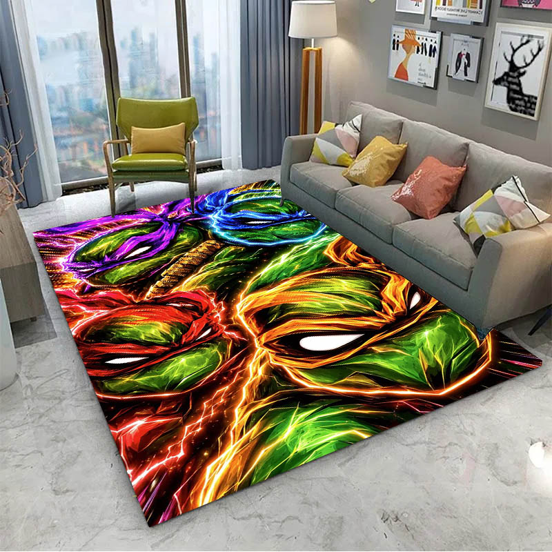 Ковер-пазл 3D «Черепашки-ниндз – обзор и цена Home Bathroom Floor Mats