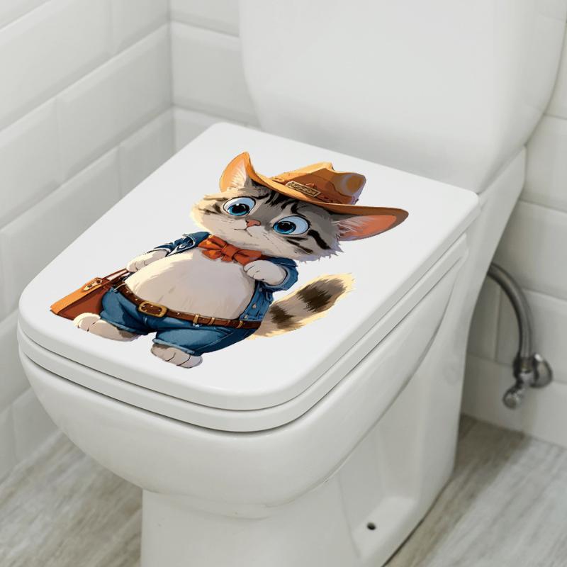 【HG】Наклейка для туалета в мор – обзор и цена Home Bathroom Design