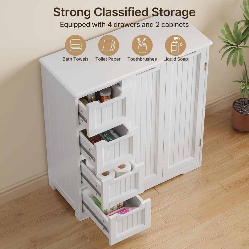 Шкаф для хранения в ванной ком – обзор и цена Home Essentials Bathroom Cabinet