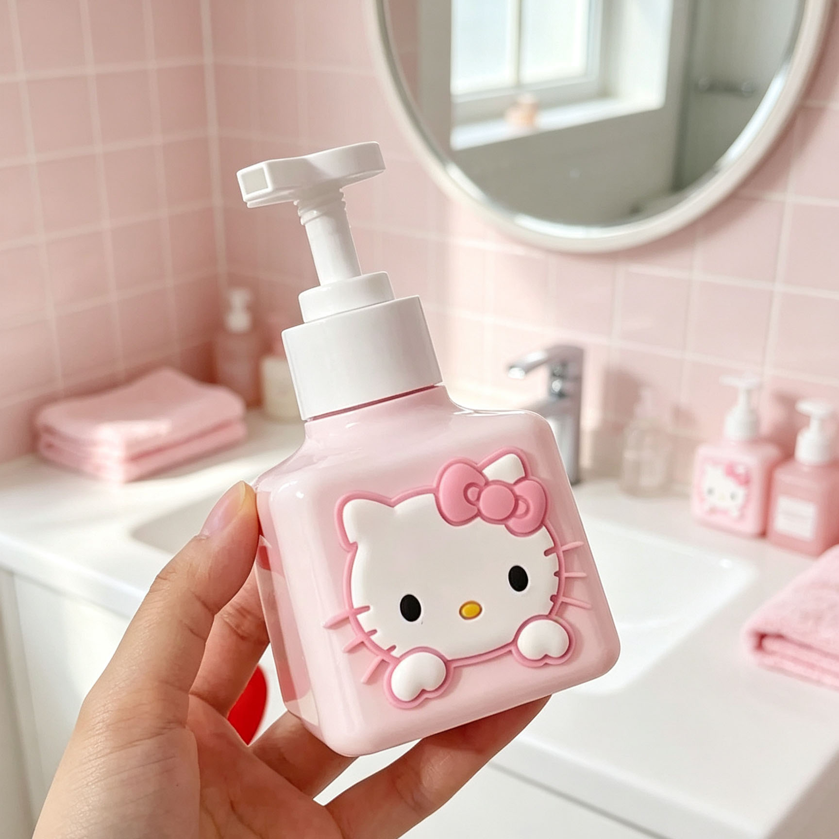 Диспенсер для мыла Hello Kitty – обзор и цена Home Center Bathroom Accessories
