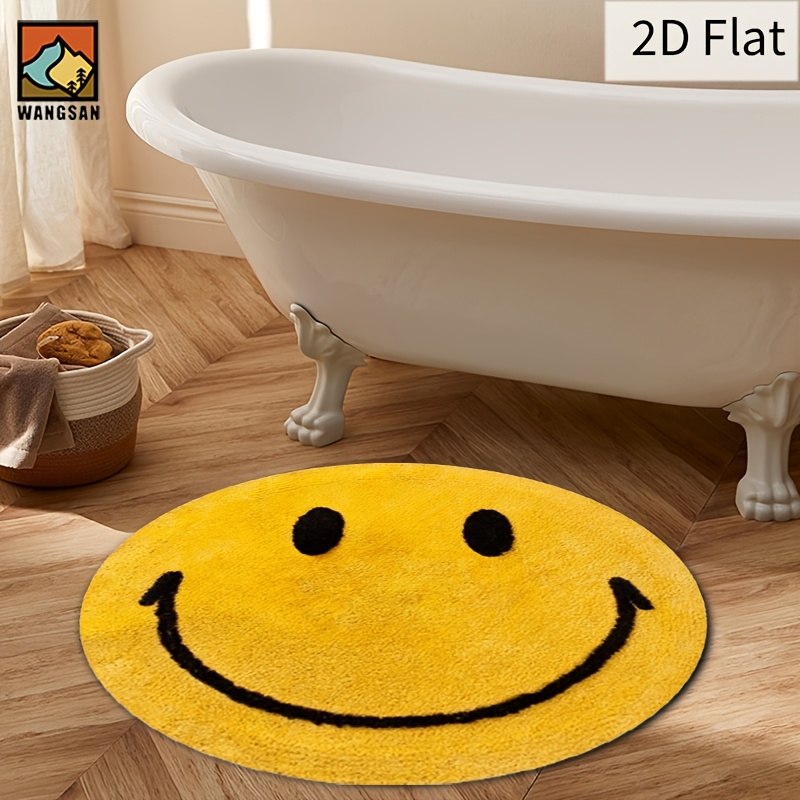 Круглый фланелевый коврик 2D с – обзор и цена Home Bathroom Floor Mats