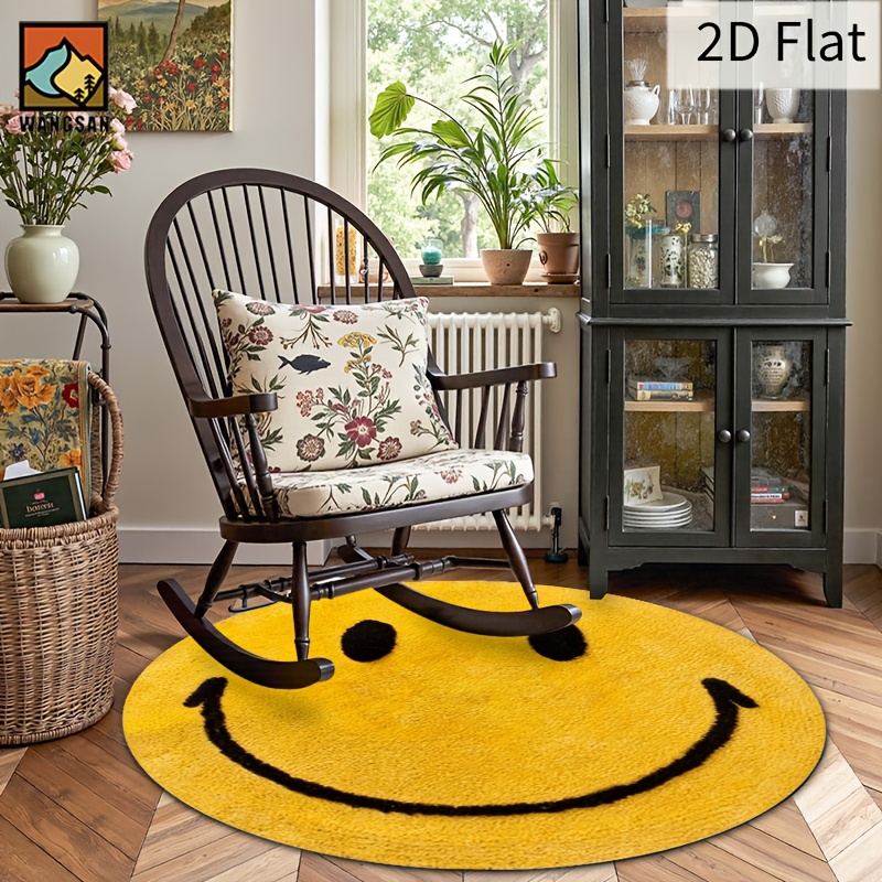 Круглый фланелевый коврик 2D с – обзор и цена Home Bathroom Floor Mats