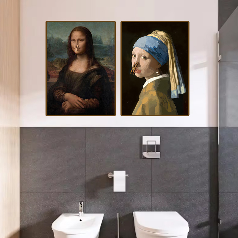 1 шт. Забавный абстрактный пос – обзор и цена Home Bathroom Design