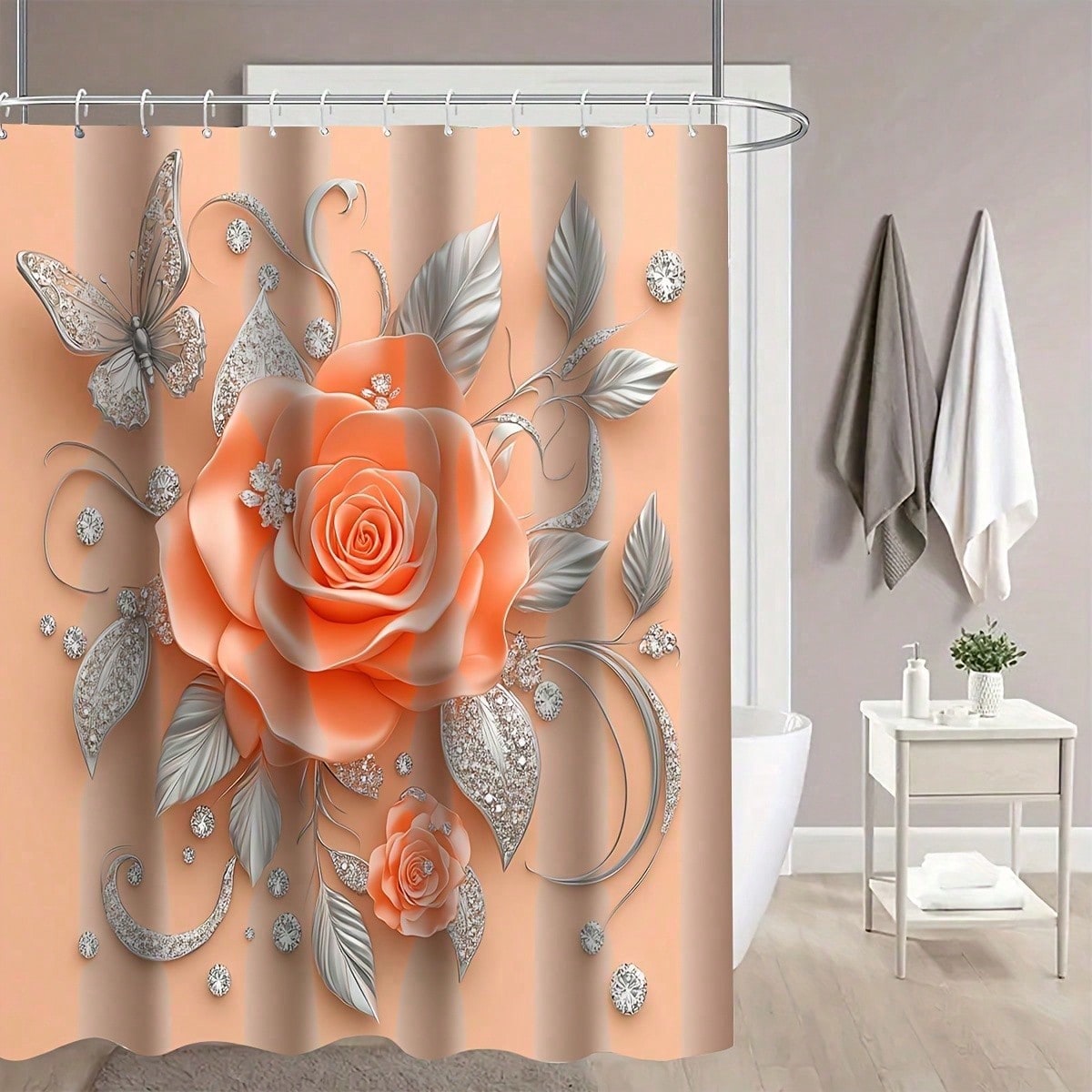 Набор занавесок для душа с пер – обзор и цена Home Center Bathroom Accessories