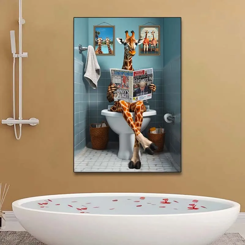 Настенный плакат с забавными ж – обзор и цена Home Bathroom Pic