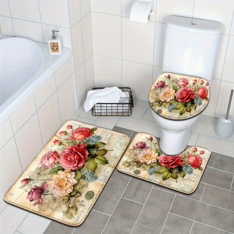 Винтажный коврик для ванной VI – обзор и цена Zara Home Bathroom Rug