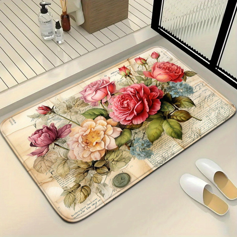 Винтажный коврик для ванной VI – обзор и цена Zara Home Bathroom Rug