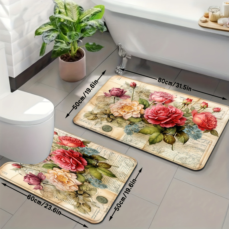 Винтажный коврик для ванной VI – обзор и цена Zara Home Bathroom Rug