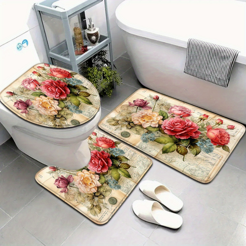 Винтажный коврик для ванной VI – обзор и цена Zara Home Bathroom Rug
